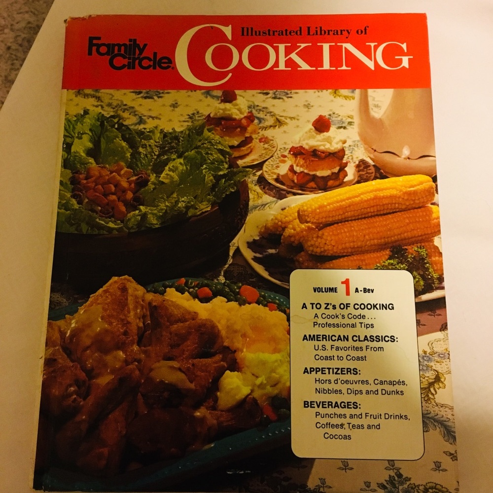1972 Family Circle Hardback Cookbook